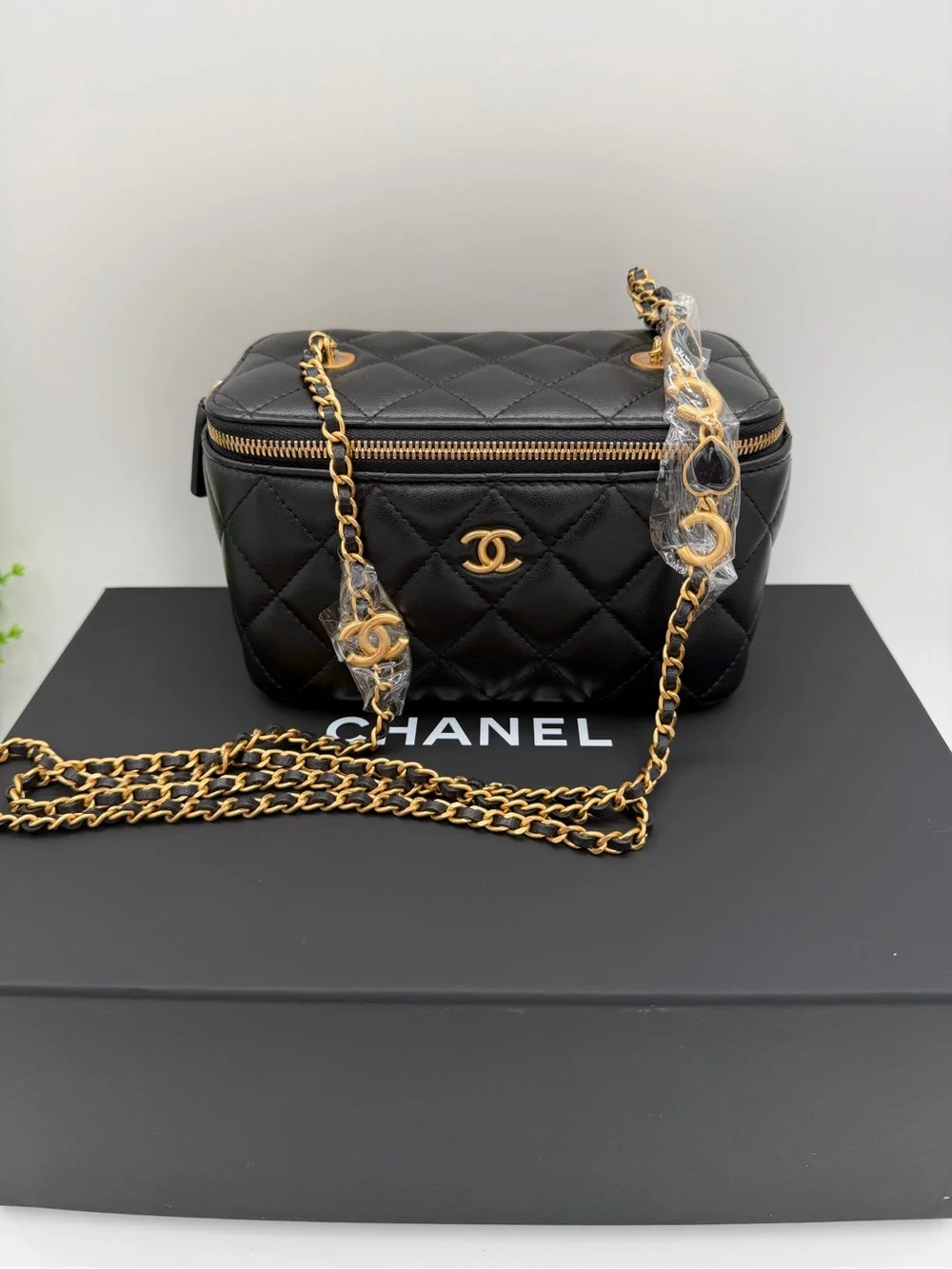 Chanel CC Quilted limited edition Vanity shoulder bag Michrochip 🔥
